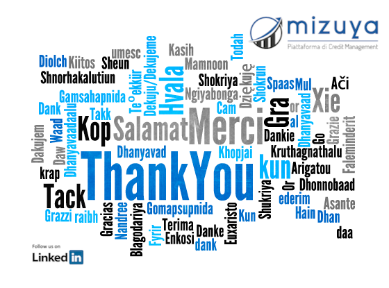 Grazie!!! A tutti i 1.380 follower di Mizuya su LinkedIn...otto mesi e non sentirli....